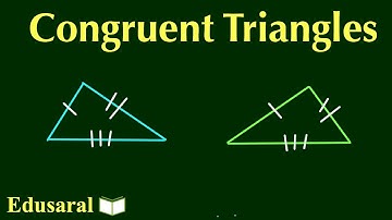 Concept of Congruent Triangle in Hindi | SSS, SAS, ASA, AAS  | All Competitive Exams | Edusaral