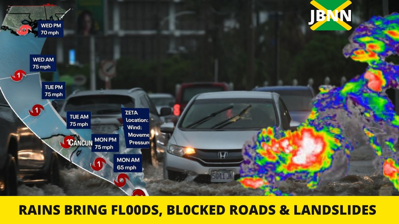 Tropical Storm Zeta Brings Fl00ding Across Jamaica October 25 2020(Videos)/JBNN