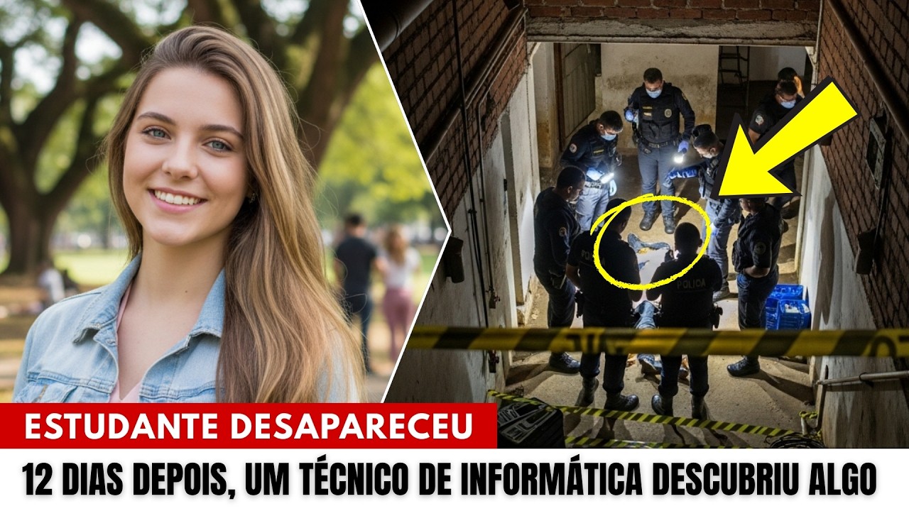Estudante desapareceu ao entrar num carro. 12 dias depois, um técnico de informática descobriu algo