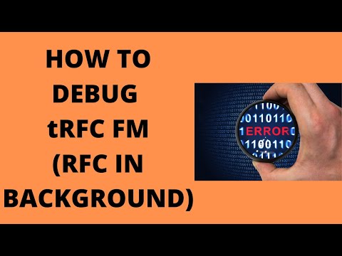 How to debug RFC in Background Task