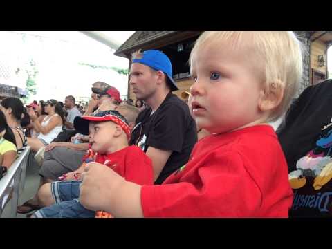 Baby Michael Conducts & Dances at Disneyland