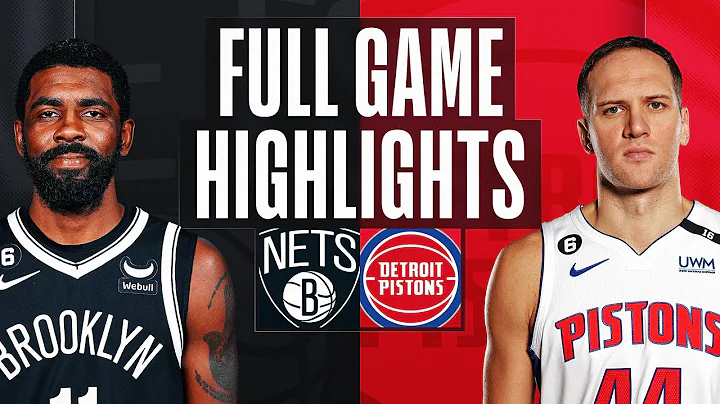 NETS at PISTONS | NBA FULL GAME HIGHLIGHTS | Decem...