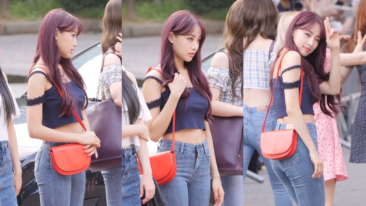 190802 네이처 새봄 뮤직뱅크 출근길 NATURE SAEBOM fancam by Spinel