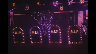 Stayin’ in Black | AC/DC vs Bee Gees Halloween Light Show Mashup