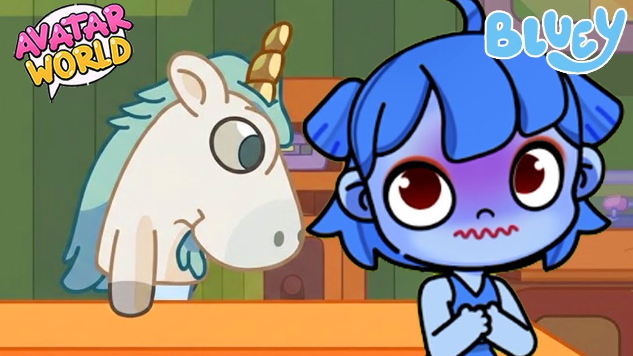 BLUEY IN AVATAR WORLD 🐾 Unicorse 🦄 Episódio Completo