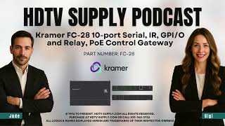 Kramer FC-28 10-port Serial, IR, GPI/O and Relay, PoE Control Gateway