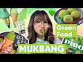 [MUKBANG] Ăn toàn màu Xanh lá cây | GREEN FOOD