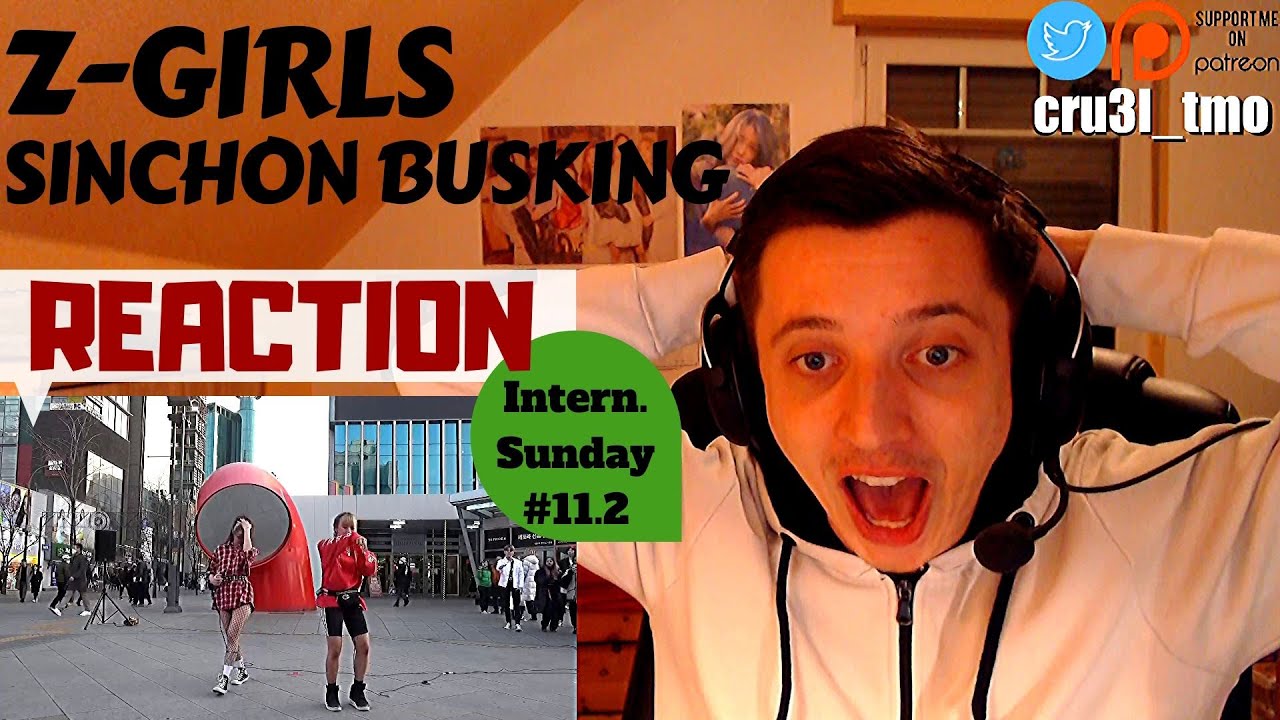 International Sunday EP_11.2: Z-Girls Sinchon Busking | REACTION