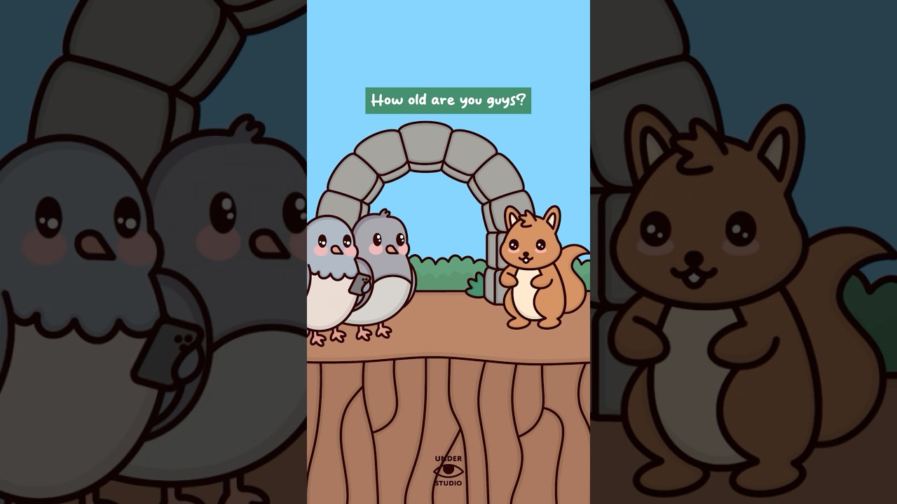 When You’re 30 🐿️ Squirrel & Birdies | Relatable Animation Meme | Original Audio: @fiajames6595