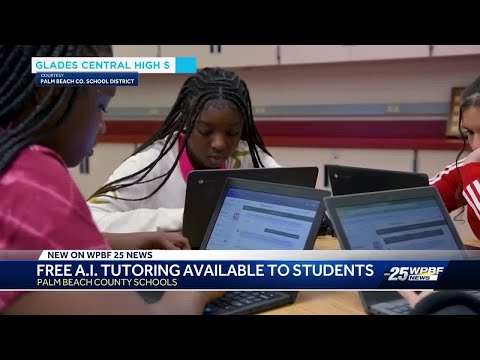 Students in Palm Beach County Schools have access to AI tutoring programs