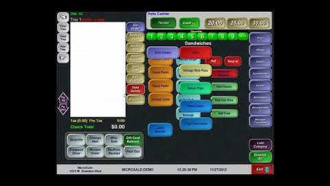 Microsale POS Pizza Demonstration V9