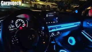 Upgrade Your Honda Civic with Carputech 64-Colors Ambient Lighting Kit-Dynamic Rainbow (full set)