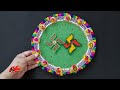 DIY Haldi Kumkum Plate making | Engagement Ring Plates and Wedding Trousseau | JK Arts 1827