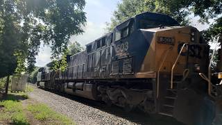 CSX 3422 Leads M653 Through Lattimore on July 7 2026 CSX 3422 Leads M653 Through Lattimore on July 7 2026