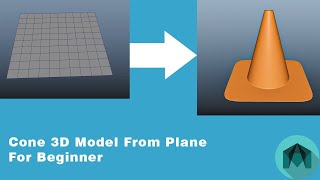 VLC 3D Modeling in Maya|Shape a Plane Into 3d Model|