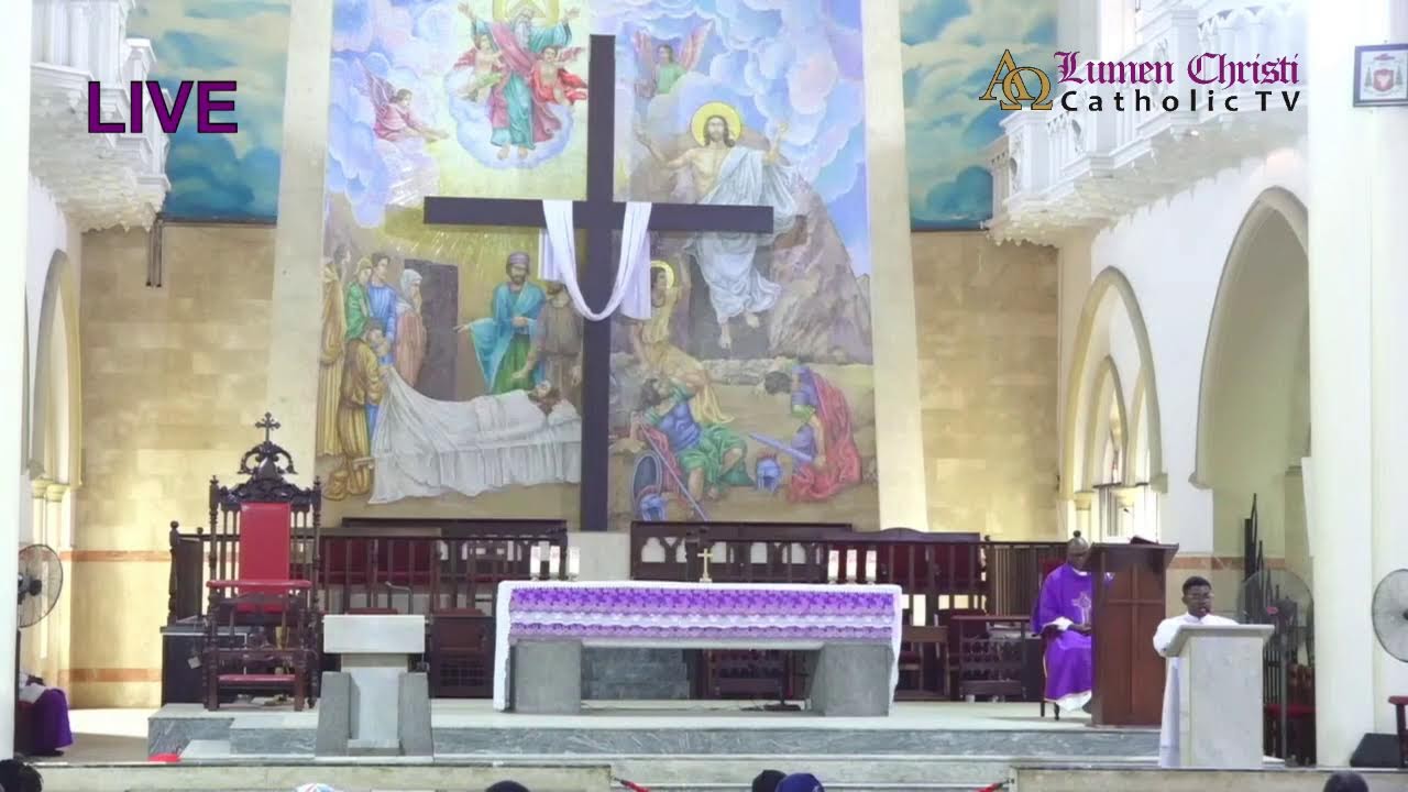 CATHOLIC MASS OF THE DAY 05-03- 2026 @ HOLY CROSS CATHEDRAL, LAGOS ARCHDIOCESE