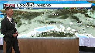 Winter weather alerts for the Interior, as heavy snow impacts the Alaska Range