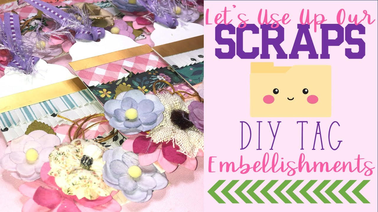 🌸DIY FRINGED TAG EMBELLISHMENTS🌸MY MUST HAVE EMBELLISHMENT TO HAVE ON