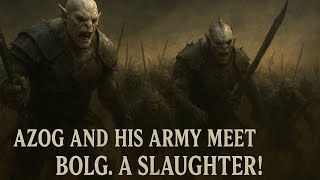Azog and his army meet Bolg. A slaughter!