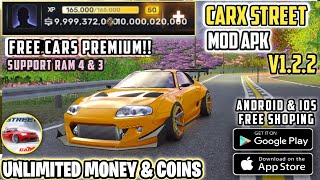 No Password || Mod CarX Street V1.2.2 || Download CarX Street Mod Apk Unlimited Money Glitch Android