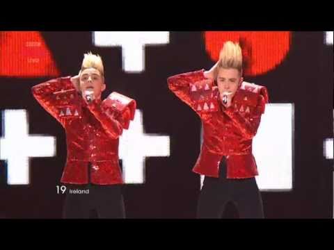 Ireland: "Lipstick", Jedward - Eurovision Song Contest Semi Final 2011 - BBC Three