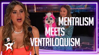 12 Year Old Mind Reading Ventriloquist AMAZES the Judges!