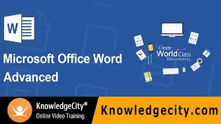 Microsoft Office 2013 Word Advanced Tutorials | Knowledgecity.com