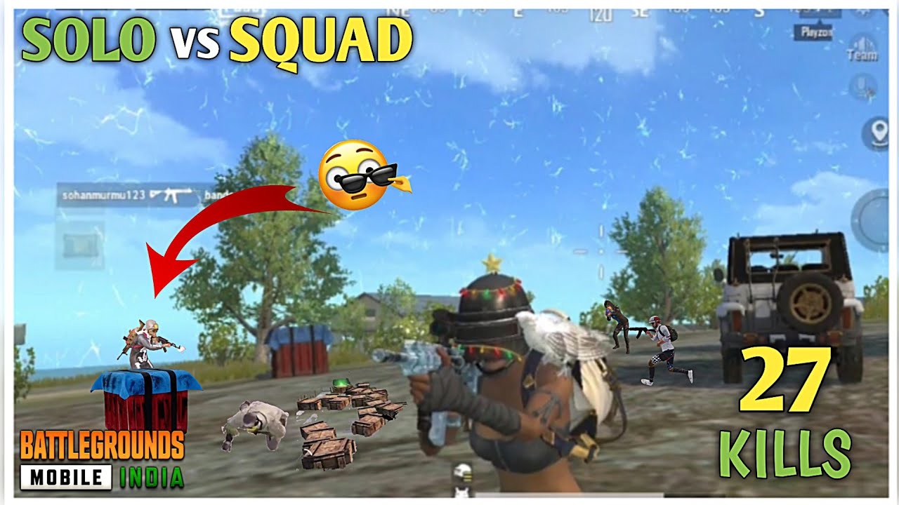 😤27 KILLS - Solo vs Squad intense gameplay🔥 - Pubg mobile lite - YouTube