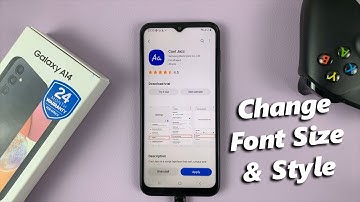 How To Change Font Size and Style On Samsung Galaxy A14