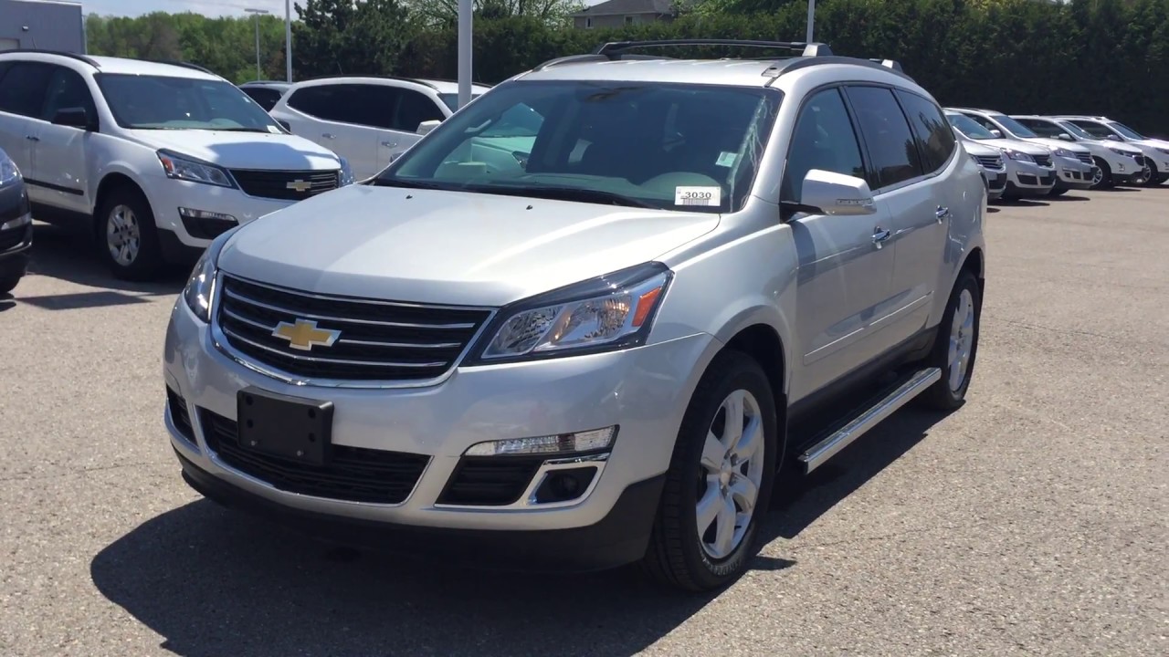 2017 Chevrolet Traverse Lt Awd Silver Ice Metallic Roy Nichols Motors Courtice On