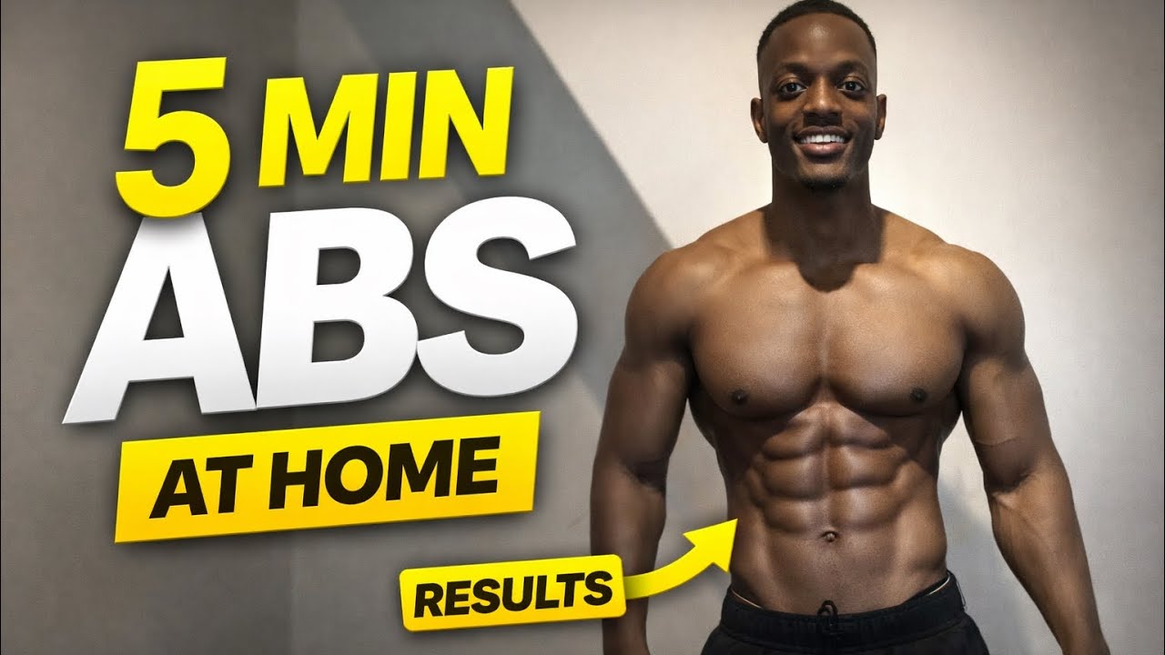FROM BELLY FAT TO SIX PACK | 5 MINUTES ABS WORKOUT 