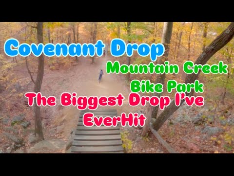 Huge Drop Mountain Creek Bike Park’s Convenient Drop - YouTube