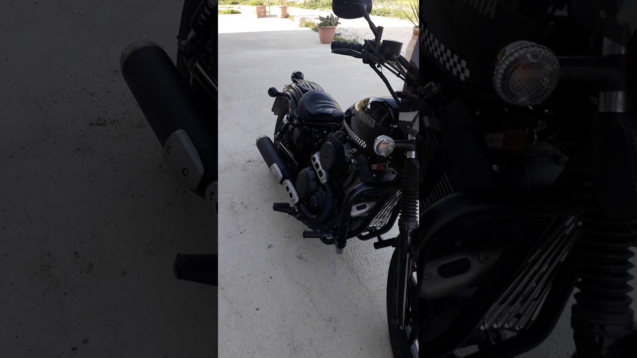 Yamaha bolt low and mean exhaust mod
