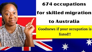 AUSTRALIA'S SKILLED OCCUPATION LIST  IGNORING THIS LIST IS TO YOUR DISADVANTAGE!