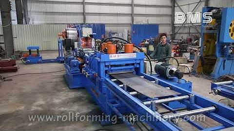 5mm Thickness Automatic C Purlin Roll Forming Machine With PLC Control System