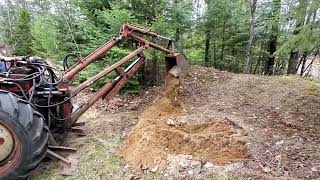 Ford 8N tractor with Sherman Power Digger backhoe