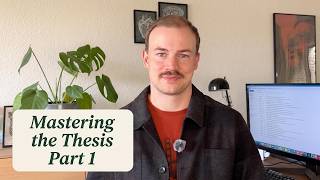 Mastering the Thesis Part 1 — The Semester Begins