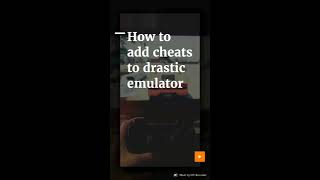 How to add cheats to Drastic Emulator. screenshot 5