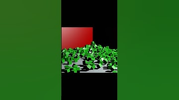 Relaxing walking Cubes explosion Animation