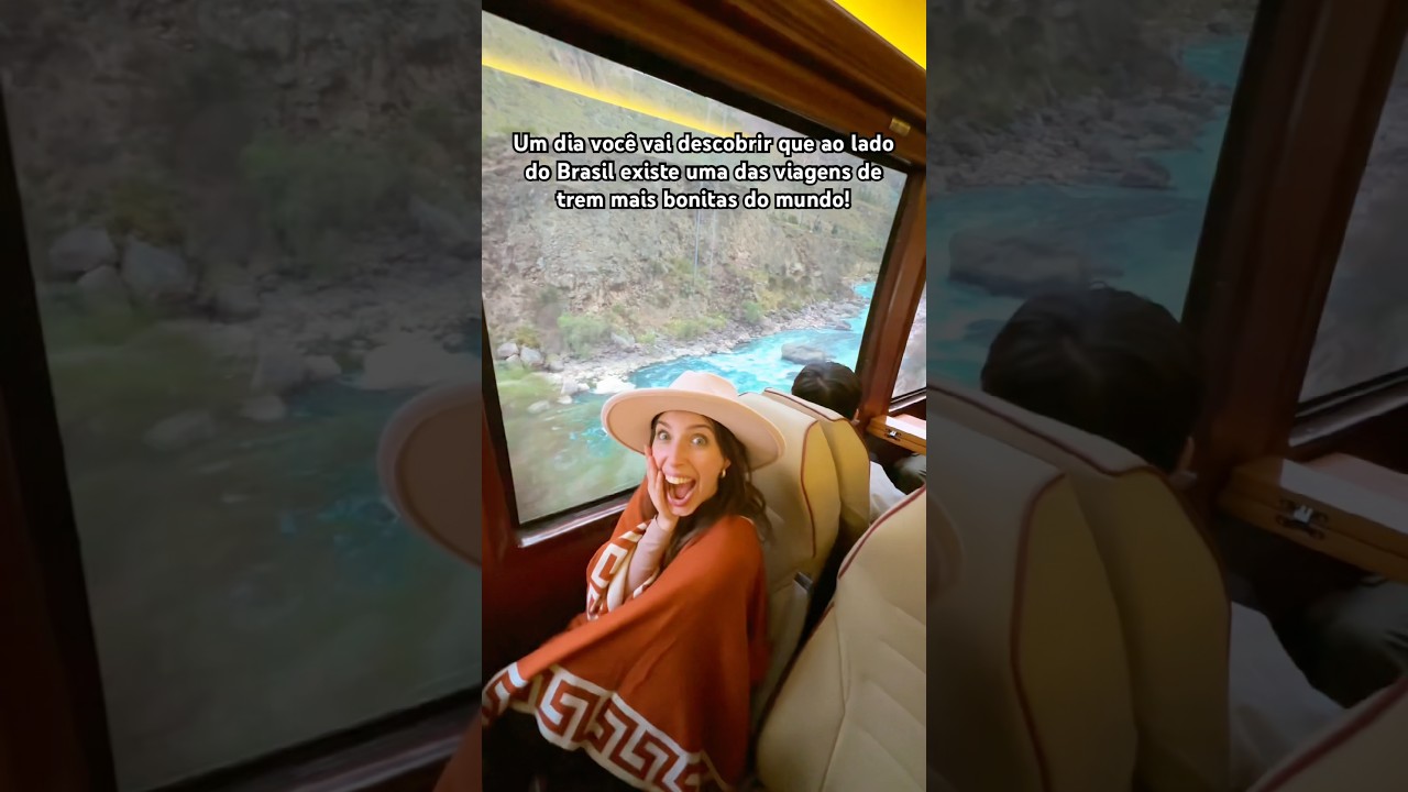 ESSE TREM É O MAIS LINDO QUE JÁ VIMOS! 🛤️