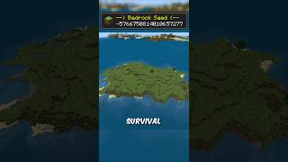 This Bedrock SURVIVAL ISLAND SEED Is The Ultimate Challenge! #minecraft #minecraftseed #bedrock