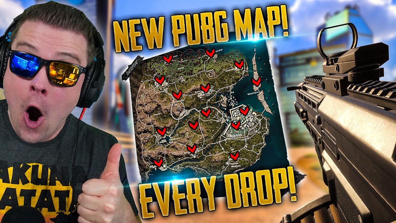 EVERY DROP on new PUBG map DESTON!