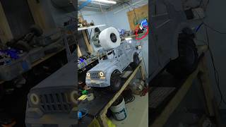making monster tyre for my RC tractor 💪 #vlog #monster 👿