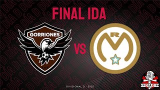 LOS GORRIONES VS REAL MONTEVIDEO | DIVISIONAL D | FINAL IDA | DIA D EN VIVO 🔴