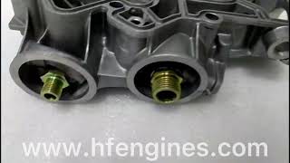 04254557 BF6M2012 Oil cooler cover