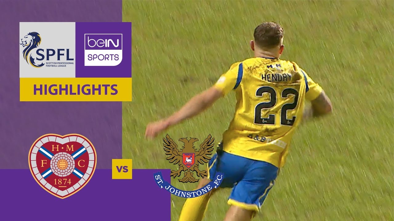 Hearts v St Johnstone SPFL 19/20 Match Highlights YouTube