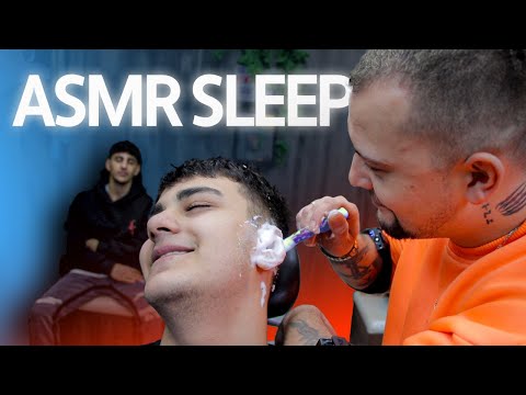 ASMR Sleeping Tutorial | Asmr Head, Neck, Ear, Chest and Back Massage For Asmr Sleep Relief