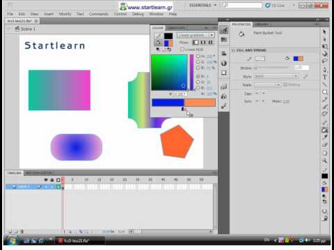 Βίντεο: Πώς ξεκλειδώνω το εργαλείο Paint Bucket στο Adobe animate;