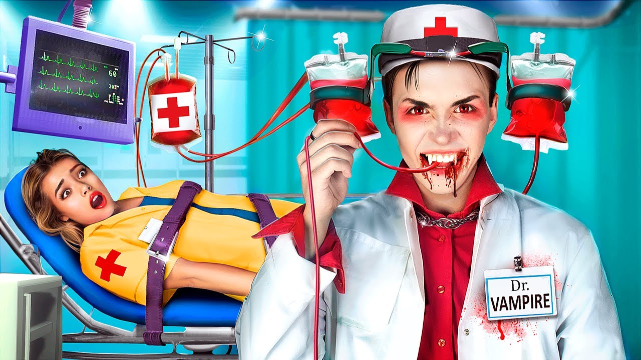 Vampire Hospital! Vampire in Real Life!