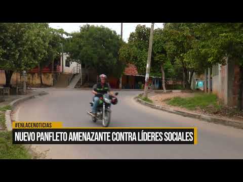 Nuevo panfleto amenazante contra líderes sociales